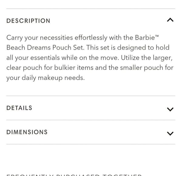 Impressions X Barbie Beach Dreams Slim Pouch Set - Picture 6 of 10